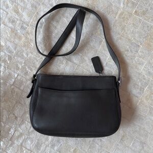 Coach Chelsea Vintage 6000 Gray Leather CrossBody Bag purse grey